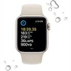 Apple Watch SE (2nd Gen) GPS 40mm Starlight Aluminium Case with Starlight Sport Band - Komplektācijā nav lādētājs [Demo]